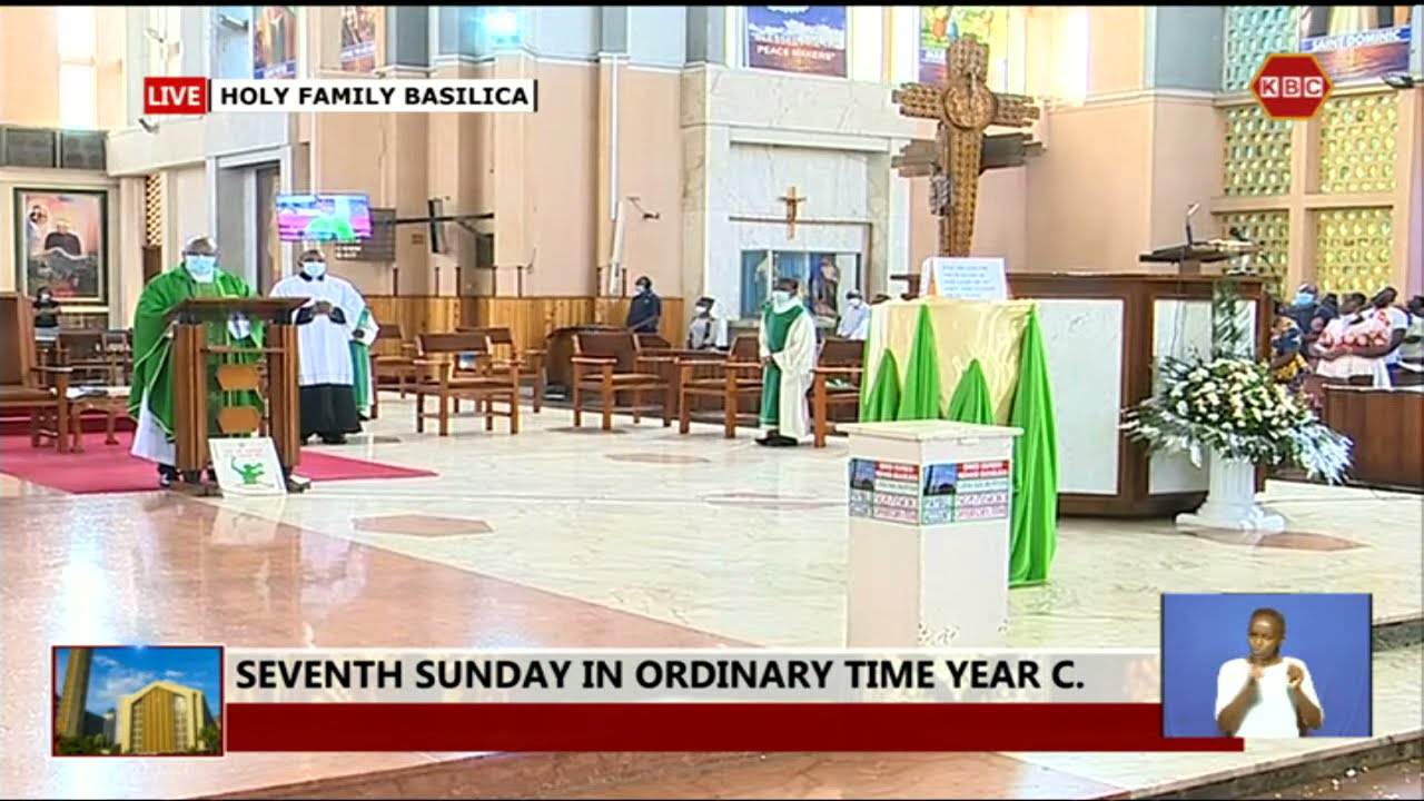 LIVE: Holy mass from Holy family basilica   || 20th February 2022 ||  www.kbc.co.ke