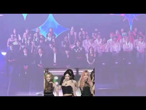 [4K] UNIS, RIZZE,YUQI, TREASURE AND MORE REACTION TO AESPA ARMAGEDDON KGMA 2024 ✨