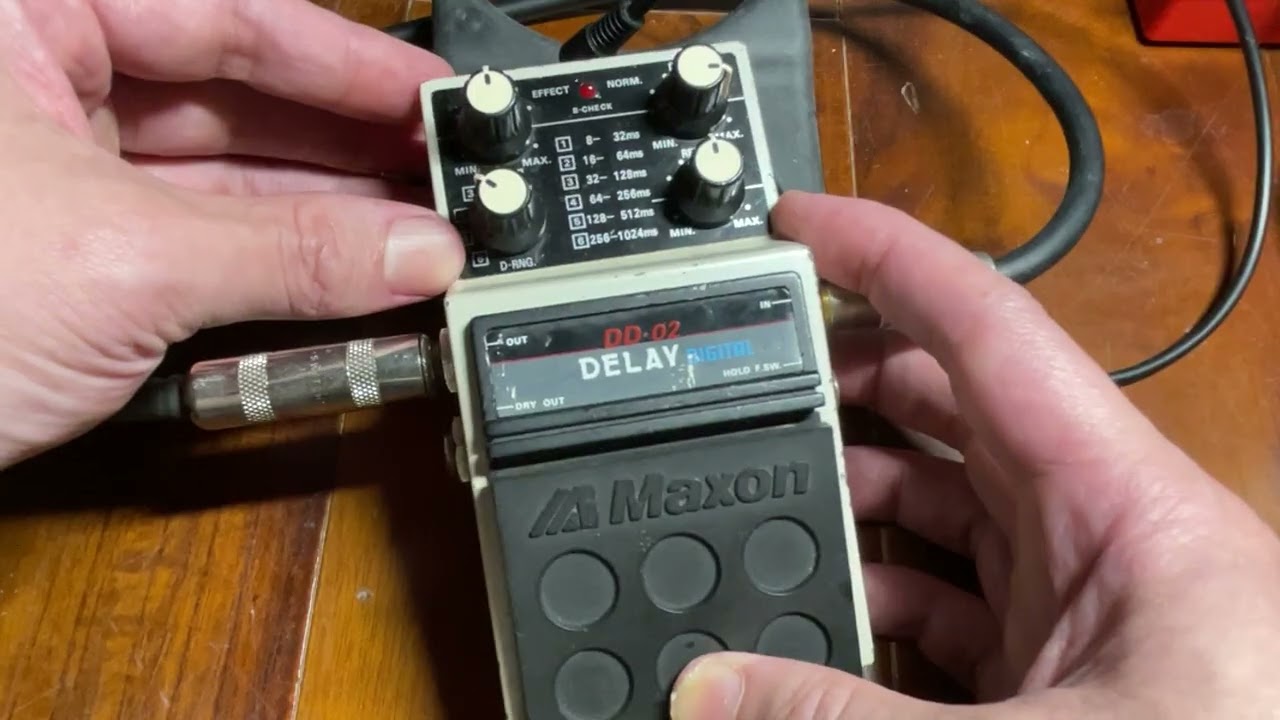 Test Maxon DD-02 Digital Delay - YouTube