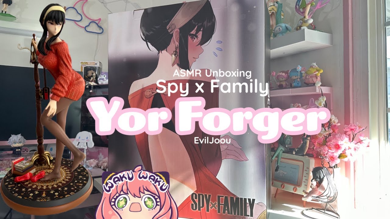 $400 Yor Forger Statue by Atlas Studio |unboxing ASMR | Spy x Family | Aesthetic & Cozy 🌸🍡