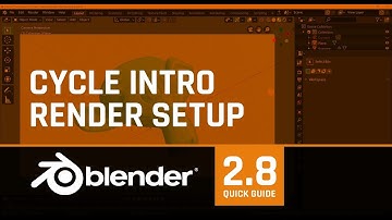 Cycles intro rendering setup | BLENDER 2.8