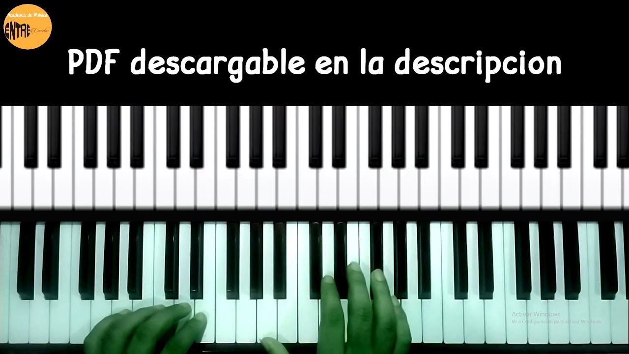 Como tocar BAJO LA MESA - Morat - Tutorial de Piano + PDF con Notas -  YouTube