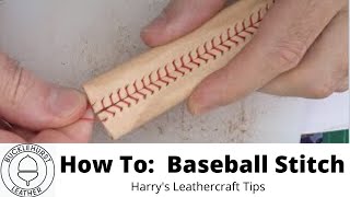 How To Baseball Stitch For Tool Handle Collars