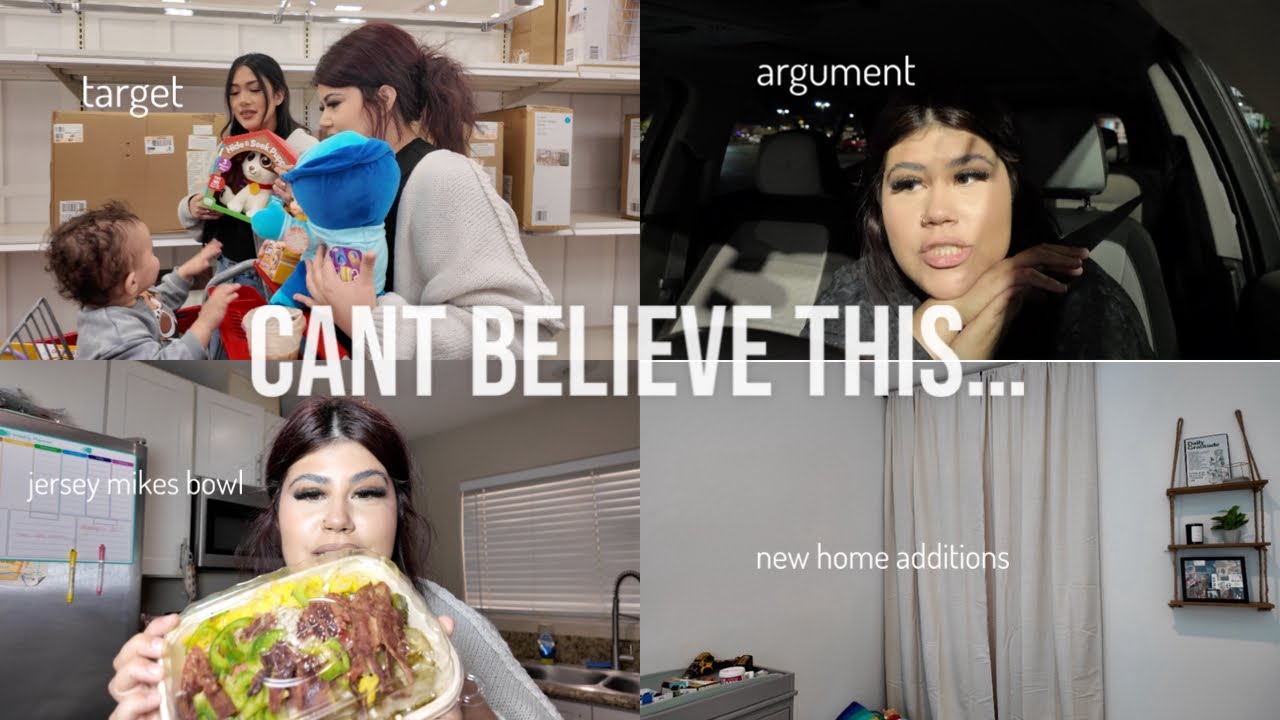 WE GOT IN AN ARGUMENT… SISSY DAY W THE KIDS AT TARGET, TRYING JERSEY MIKES, HOME UPDATES + MORE
