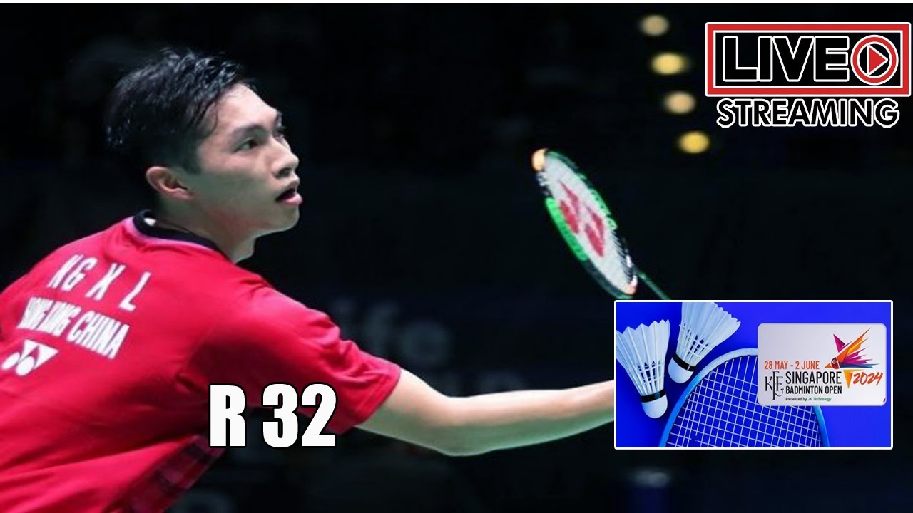 🔴LIVE Lin Chun Yi (TPE) vs Angus (HK) Singapore Open 2024 I Siaran
