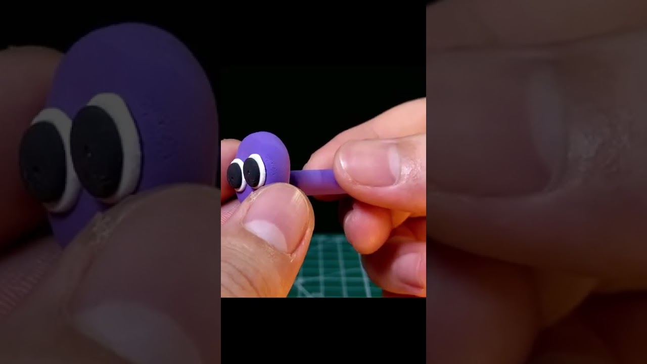 Making Purple Monster Rainbow Friends | 2T Clay 