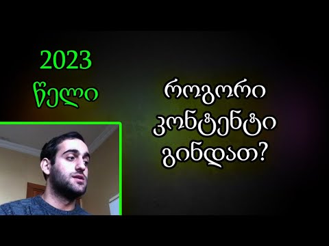 საუბრითი ვიდეო, როგორ კონტენტს ისურვებდით თქვენ? (TRADINVEST)
