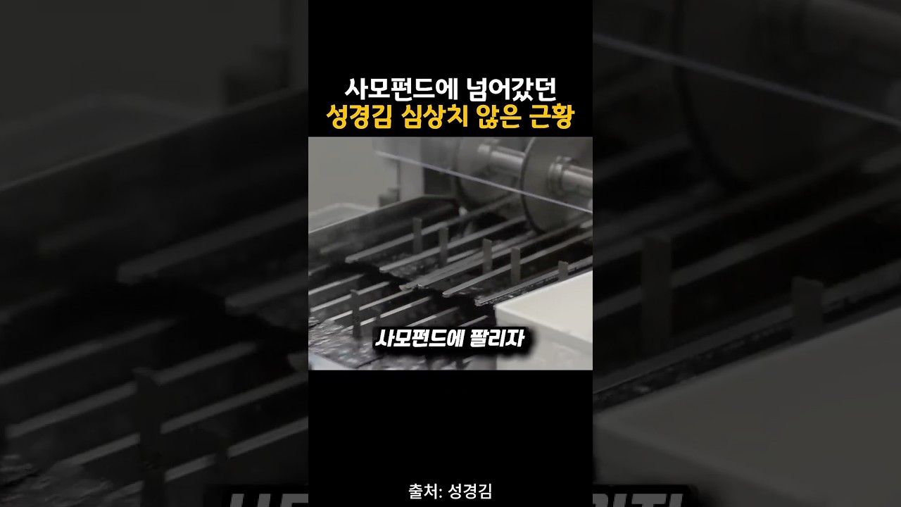 사모펀드도 포기 못한 성경김 독도