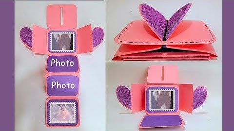 Heart Lock Card Tutorial for Scrapbook/Explosion Box | Scrapbook Card Ideas