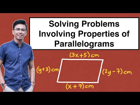 Video: Kā atrisināt paralelograma īpašības?