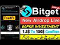 Bitget New Offer Live 150$ 🥳|| Bitget TradFi Gold Trading Competition (Phase 2)