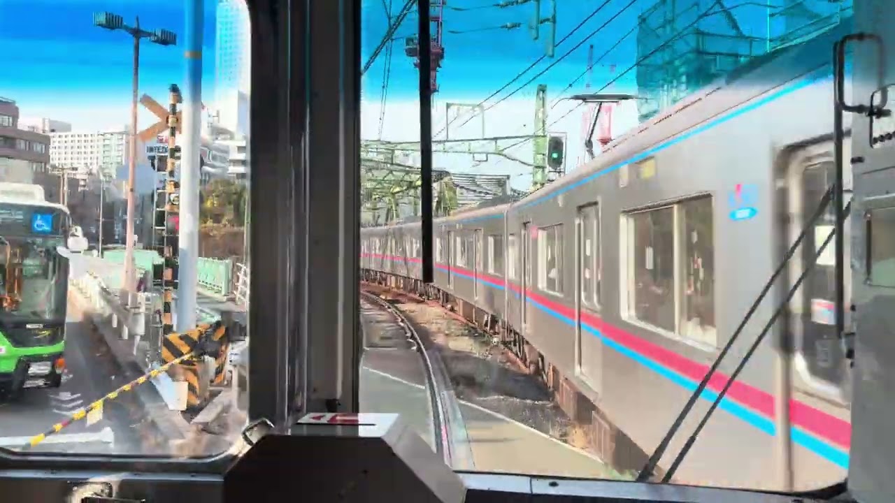 いずれ見納めになる京急線の新馬場駅から品川駅間の前面展望動画(品川駅改良工事の為に)