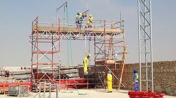 Scaffold rescue training - Suspension trauma