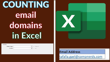 Counting email addresses from the same domain in Excel #tutorial #excel #exceltutorial #exceltricks