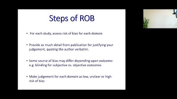 RISK OF BIAS ASSESMENT - DR MOHAN KAMATH