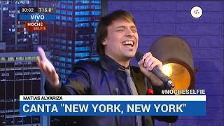 Canal 26 &quot;Noche Selfie&quot; - New York, New York (En Vivo) - Matias Alvariza (Frank Sinatra)