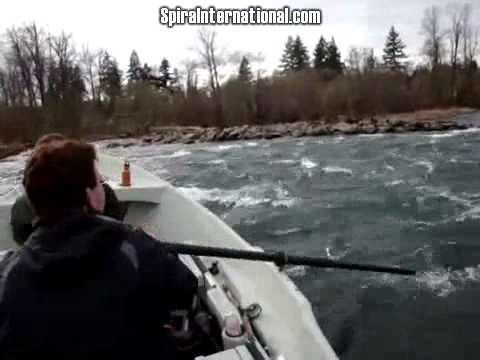 mckenzie river drift boat in white water - youtube