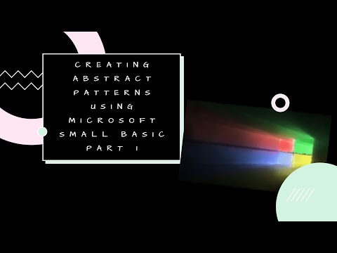 Creating abstract patterns using Microsoft small basic Part 1 /Wired Minds/ The Wondrous minds