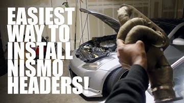 350z Nismo Headers Install+sound - How to Install nismo headers on a 350z/G35  Header exhaust