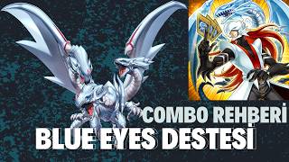 Yugioh Türkçe Blue Eyes Destesi Combo Rehberi (Tek kartla Dragon Master Magia ve inanılmaz board)