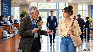 Can You Pretend to Be My Granddaughter for Five Minutes the Old Man Asked at the Bank