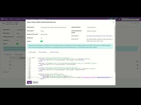 Barcode/QRCode Scanner Widget For Character Field Odoo