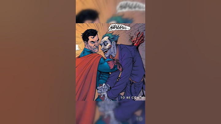 "Superman Finally Kills the Joker .