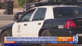 Judge sides with journalist, coalition regarding photos and data of LAPD officers