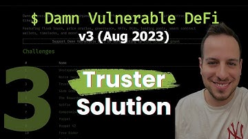 Damn Vulnerable DeFi V3 Truster Solution - Complete Walkthrough