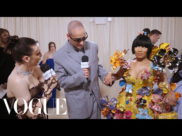 Nicki Minaj Transforms Herself for the Met Gala | Met Gala 2024 With Emma Chamberlain class=