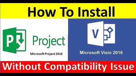 How to Install Ms Visio 2016 or Ms Project 2016 Without Compatibility Issue --By Technology up