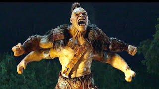 Four arm monster fight | Cole got his Arkcana | Mortal kombat (2021) | Blu Ray video.