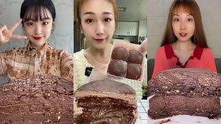 ASMR Chocolate Crepe Cake Party Mukbang | KWAI EATING SHOW | 먹방 | チョコレート | ช็อคโกแลต | 巧克力