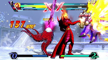 [UMVC3] Shuma Hard-tag combos (Over 1.1Mil damage, 0 Bar start)