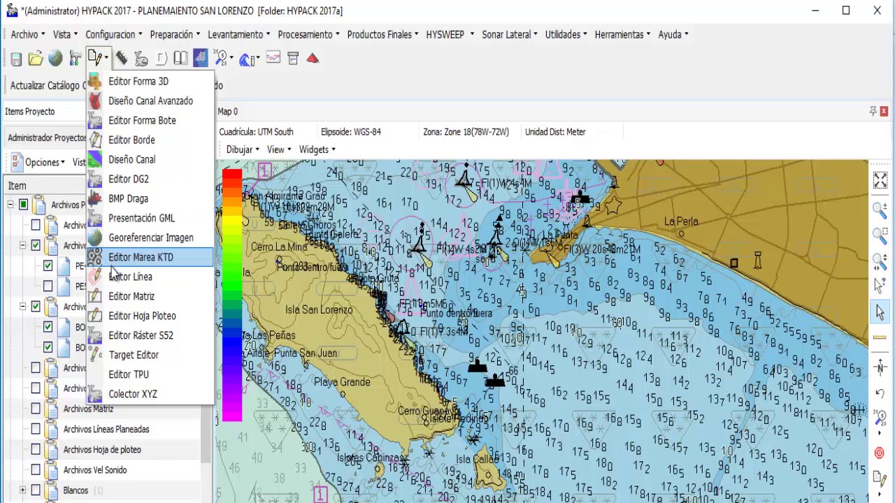 Hypack - Levantamiento Batimétrico