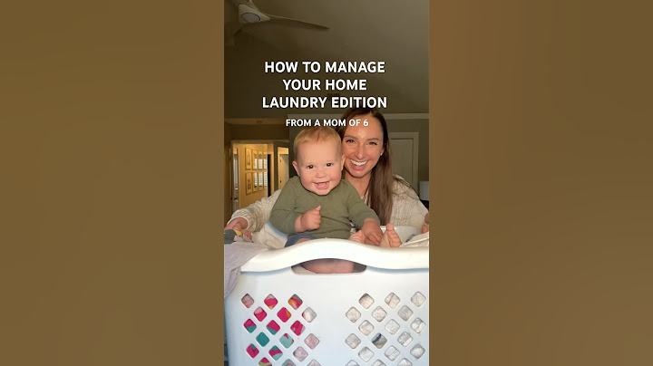 How we manage our laundry as a family of 8