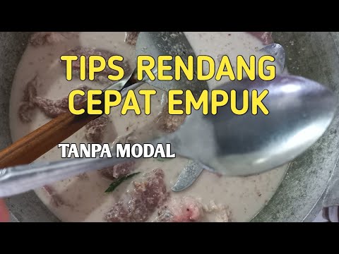 Cara Agar Rendang Empuk