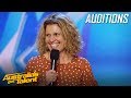 HILARIOUS Mother Takes on Stand Up Comedy | Auditions | Australia's Got Talent