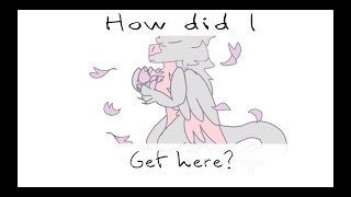 How did I get here?// Meme// (blood warning *but its cringey blood)