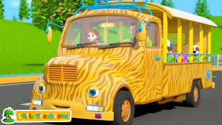 Koła na Safariautobus + więcej Piosenka dla Dzieci w Języku Polskim