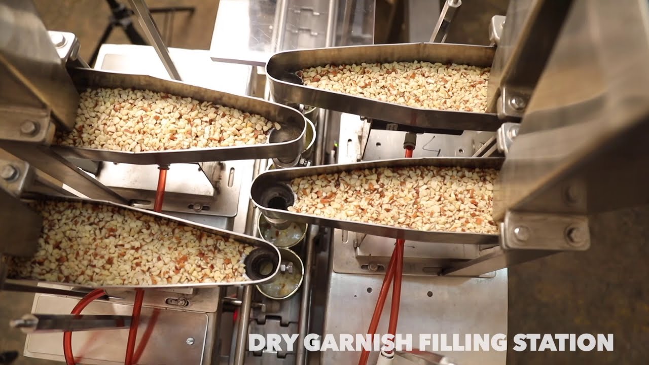 Four Head Flavoured Milk Filling and Garnishing machine YouTube