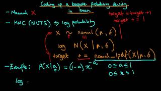 How to code up a bespoke probability density in Stan