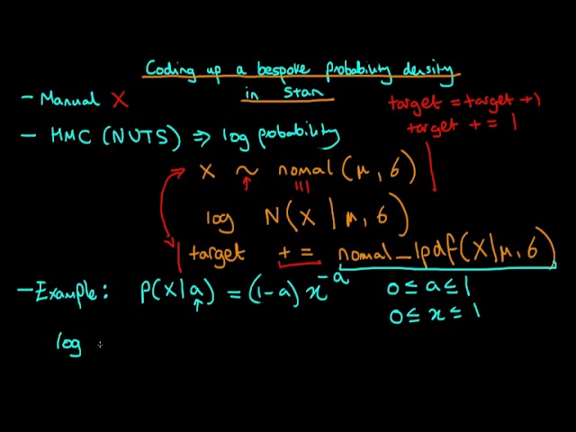 How to code up a bespoke probability density in Stan