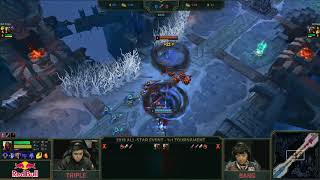 Bang as Zed vs Triple as Zed 1v1 Highlights | All-Star 2018 Day 2 Round 2 | KR vs OCE