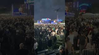 Fans at the Ellipse react to the first KO of the night at UFC Freedom 250 #shorts