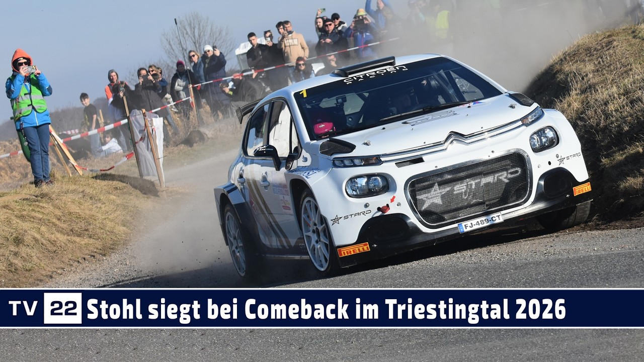 MOTOR TV22: Manfred Stohl dominiert – Saisonauftakt der Austrian Rallye Challenge im Triestingtal