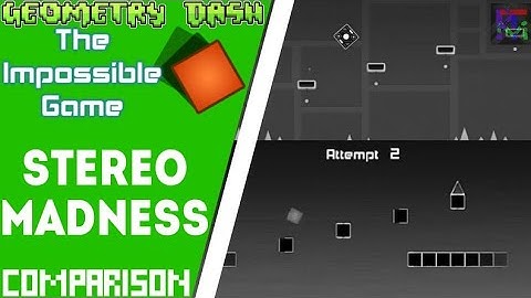 Stereo Madness by Forever Bound | Geometry Dash & The Impossible Game Comparison