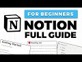 Notion tutorial for beginners in 2023 full guide