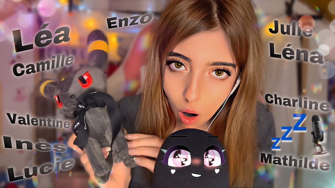 ASMR JE CHUCHOTE TON PRÉNOM ✨