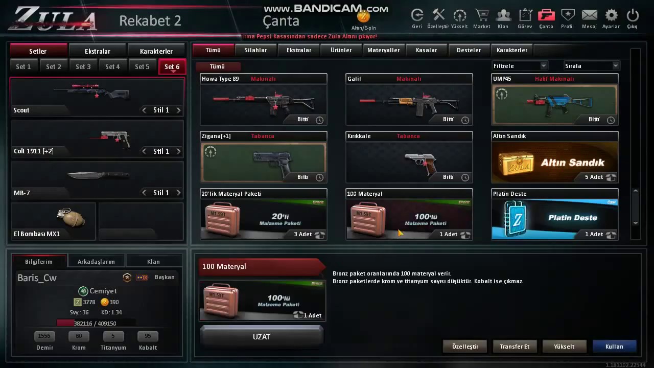 Platin Deste Açılımı/Süpriz